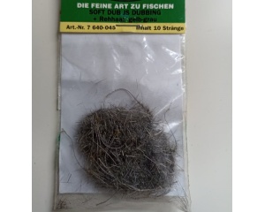 Soft Dub JS Dubbing + Deer hair/Hirve yellow/grey