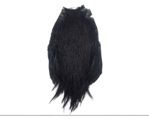 COCK CAPE B DYED/Kukk - BLACK