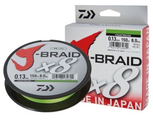 DAIWA J-Braid X8 Chartreuse