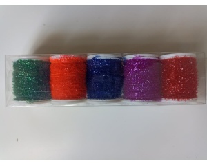 Different cactus chenille on spools set